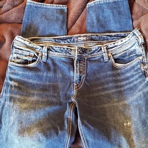 Women's Silver Sam Crop Jeans 33/27